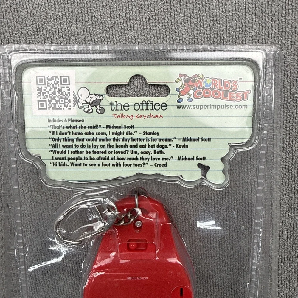 World's Coolest MICHAEL - THE OFFICE Talking Keychain TV Show Quotes
